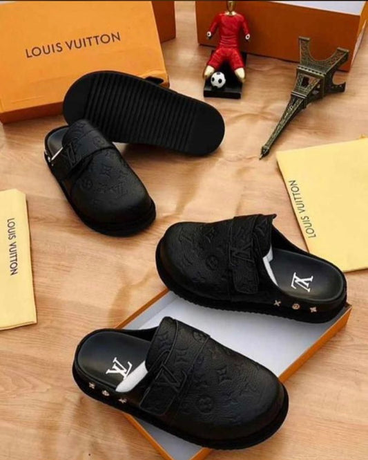 LV COVERED SLIDES FOR HIM