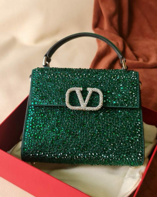 VALENTINO RHINESTONE BAG