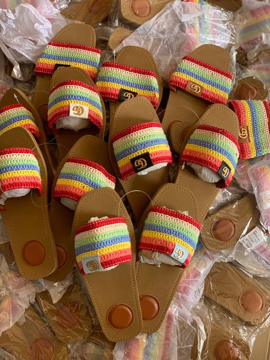 KNITTED GUCCI SLIDE
